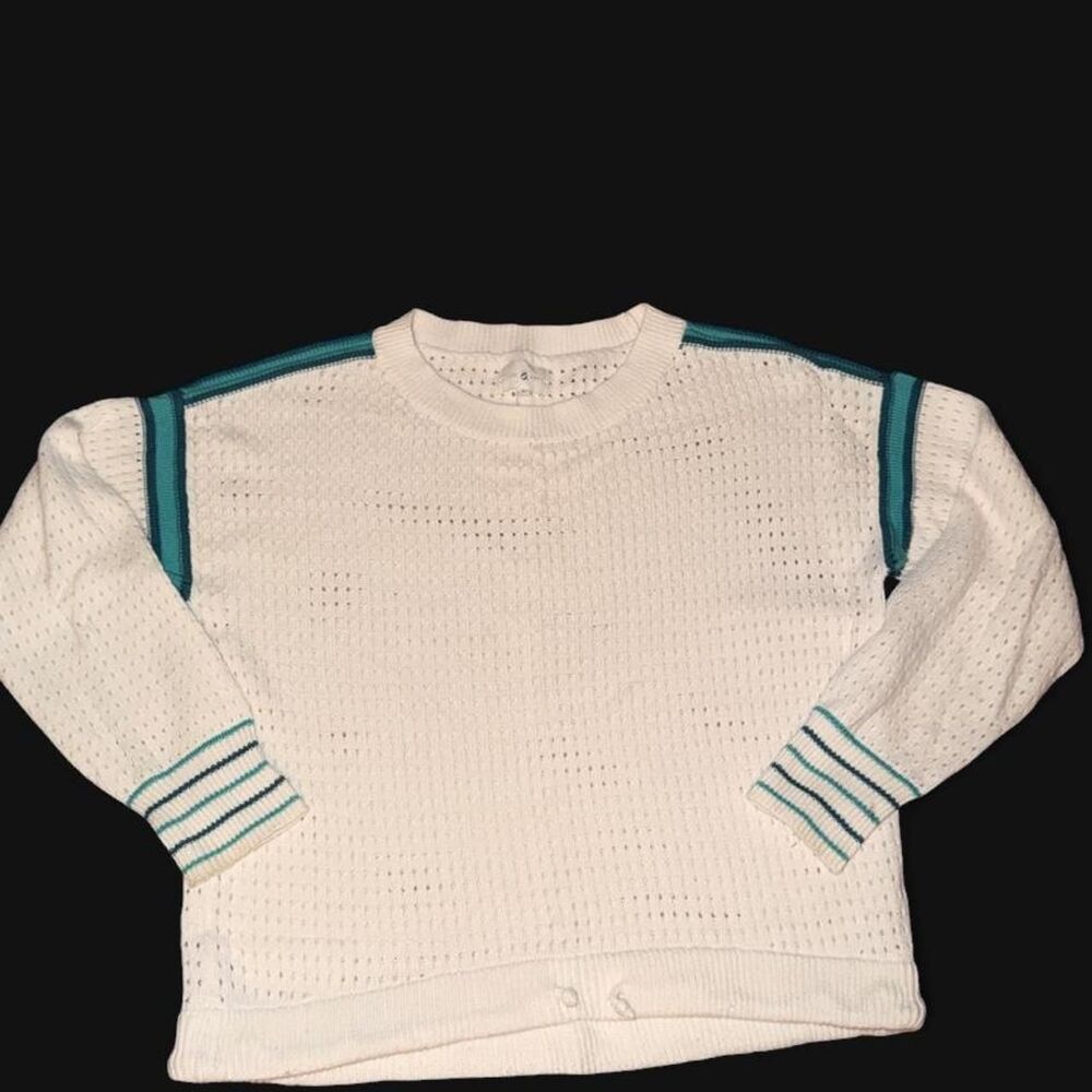 Loft Women's White and Cream Jumper